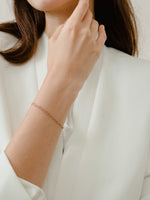 Load image into Gallery viewer, Mira Double Chain Bracelet - Rose Gold Plated
