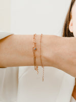 Load image into Gallery viewer, Mae Link Bracelet - Rose Gold Plated
