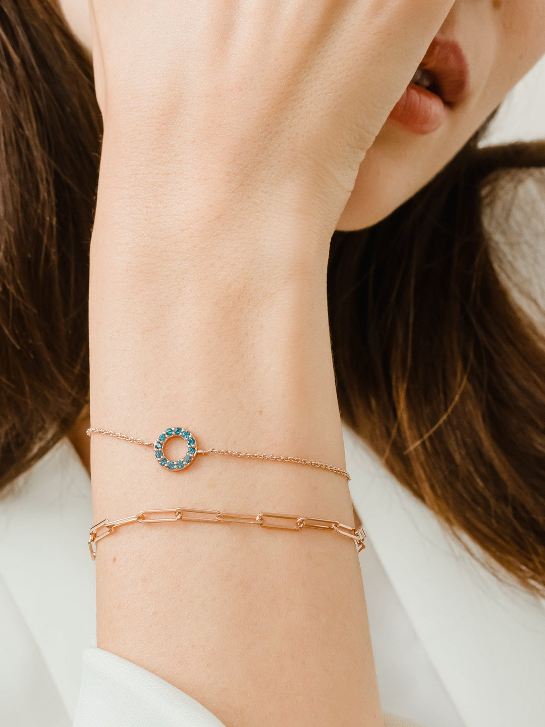 Mae Link Bracelet - Rose Gold Plated