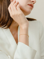 Load image into Gallery viewer, Mira Chain Bracelet - Yellow Gold Plated
