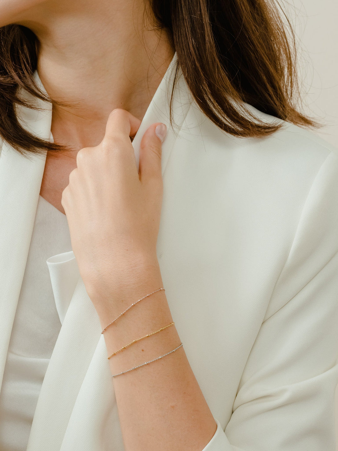 Mira Chain Bracelet - Rose Gold Plated