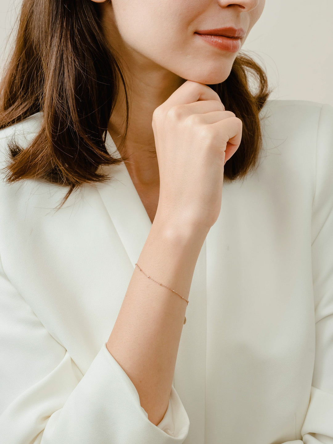 Mira Chain Bracelet - Rose Gold Plated