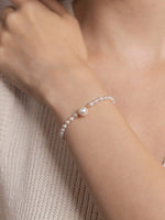 Load image into Gallery viewer, Freshwater Pearl 3.5-7mm - 18K Yellow Gold Bracelet
