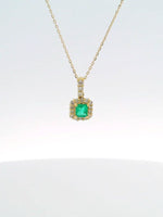 Load image into Gallery viewer, Emerald Princess 18K Yellow Gold Necklace
